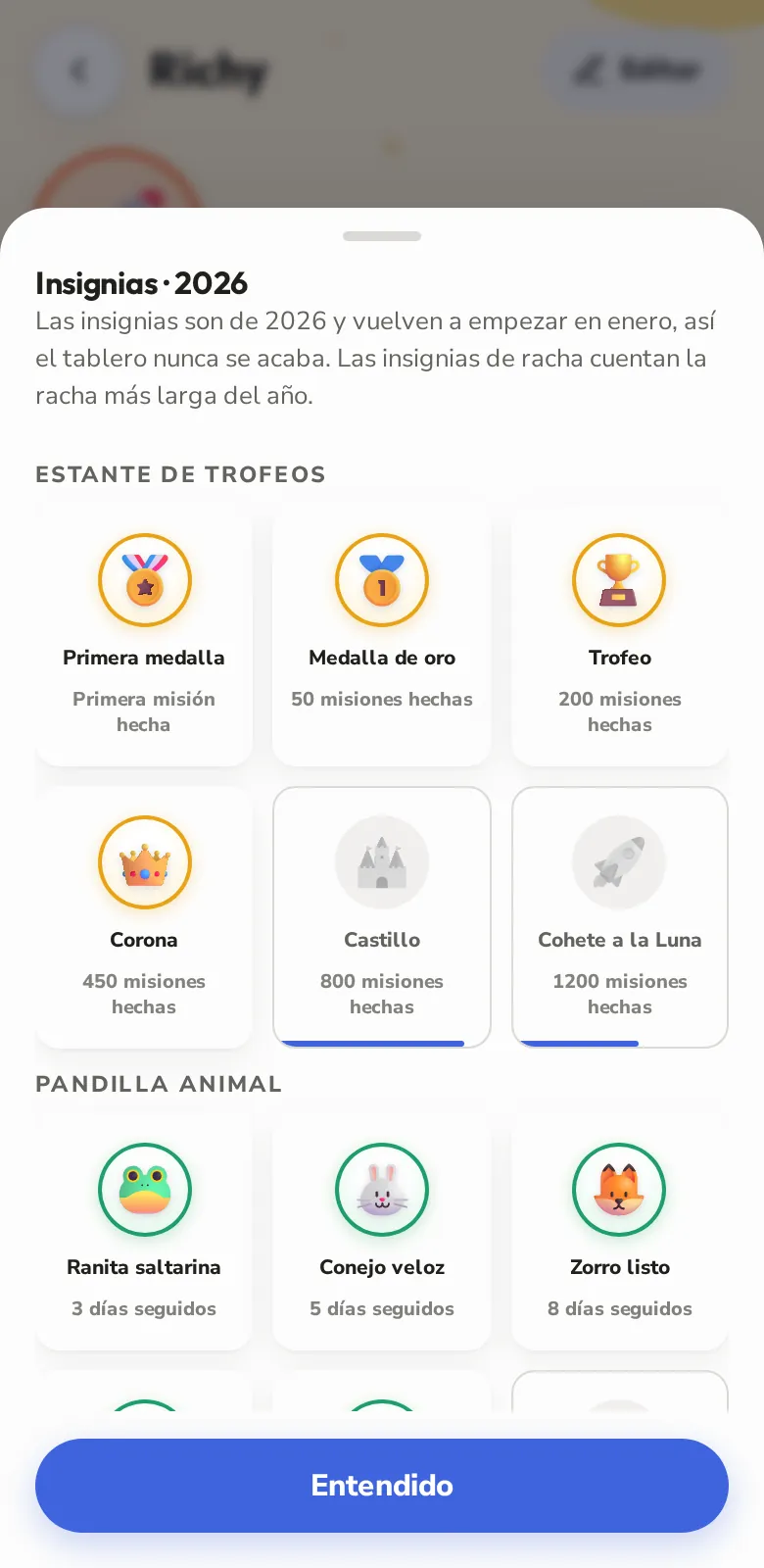 Insignias para todo el año