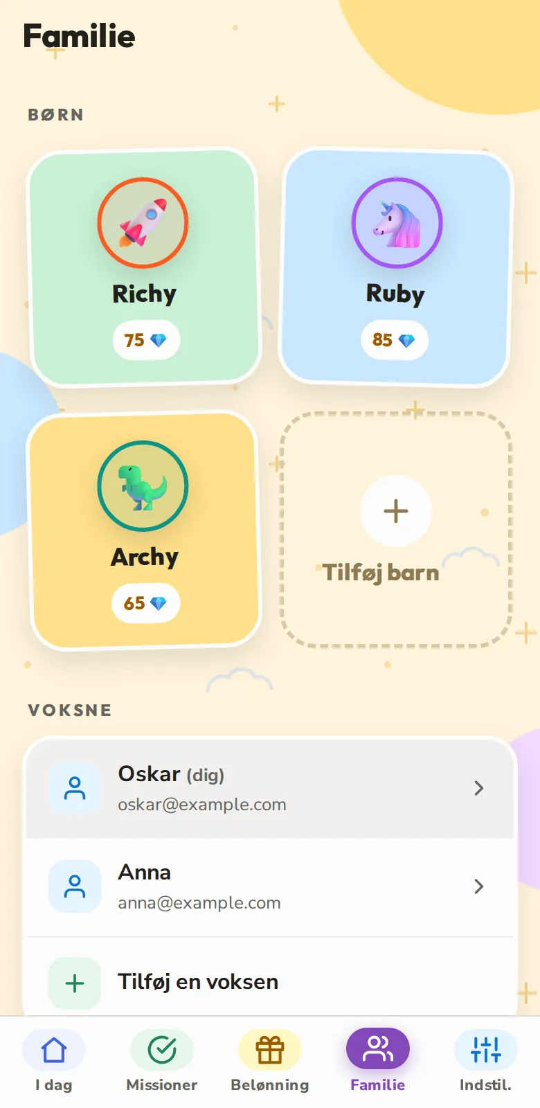 Alle der hjælper, hver sit login
