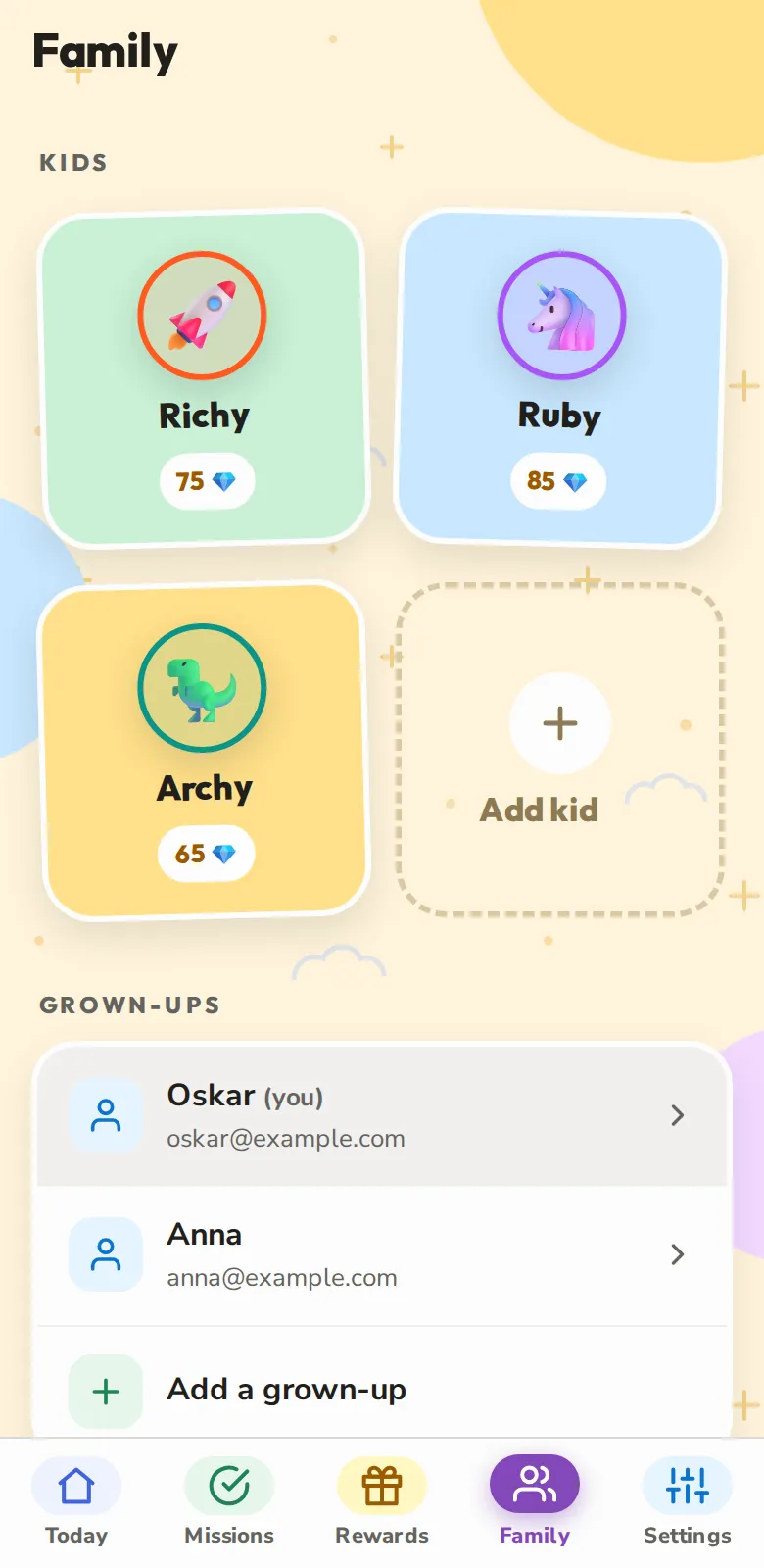 Everyone who helps, one login each