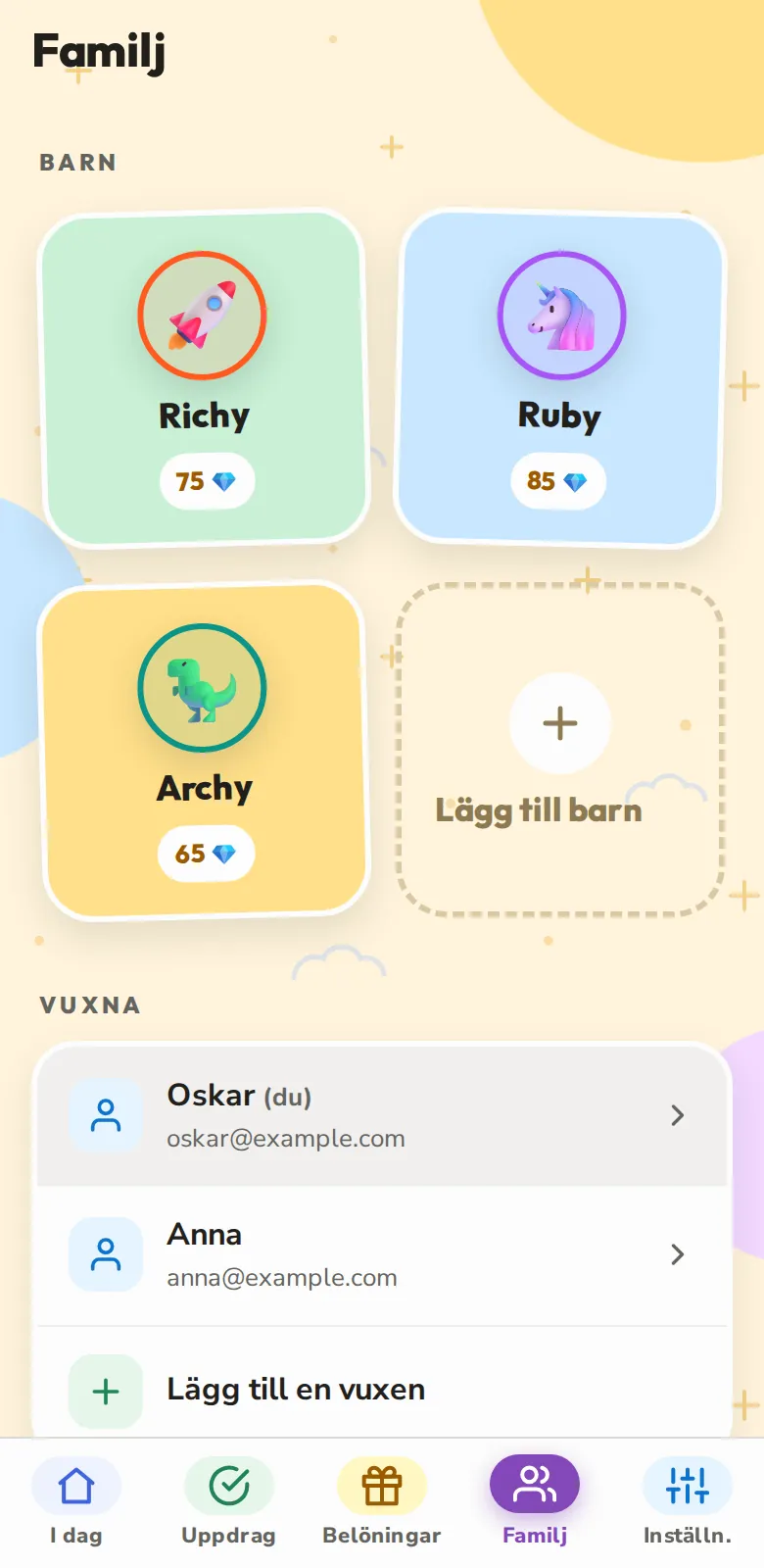 Alla som hjälper till, var sin inloggning
