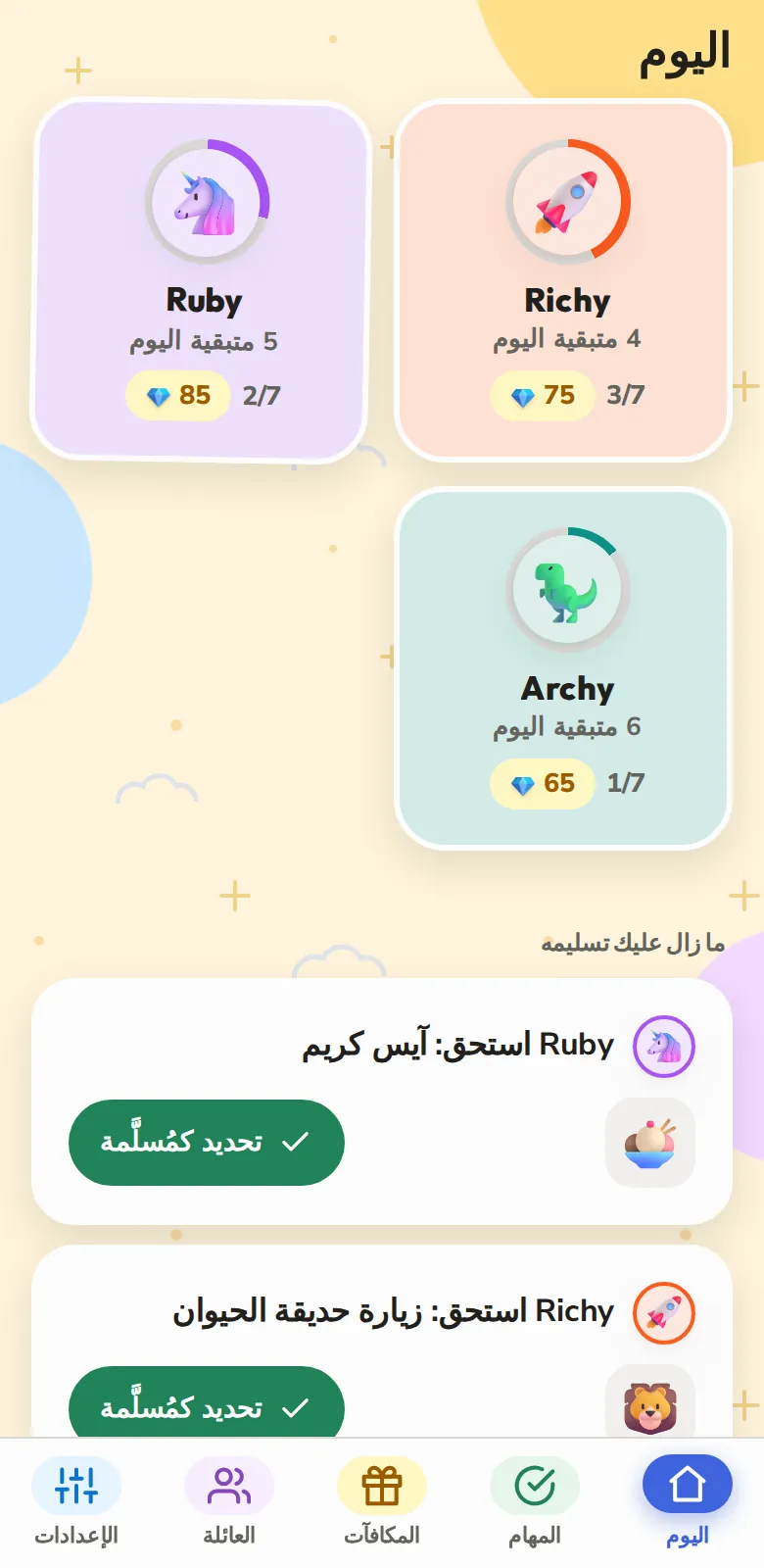 كل الأطفال في لمحة
