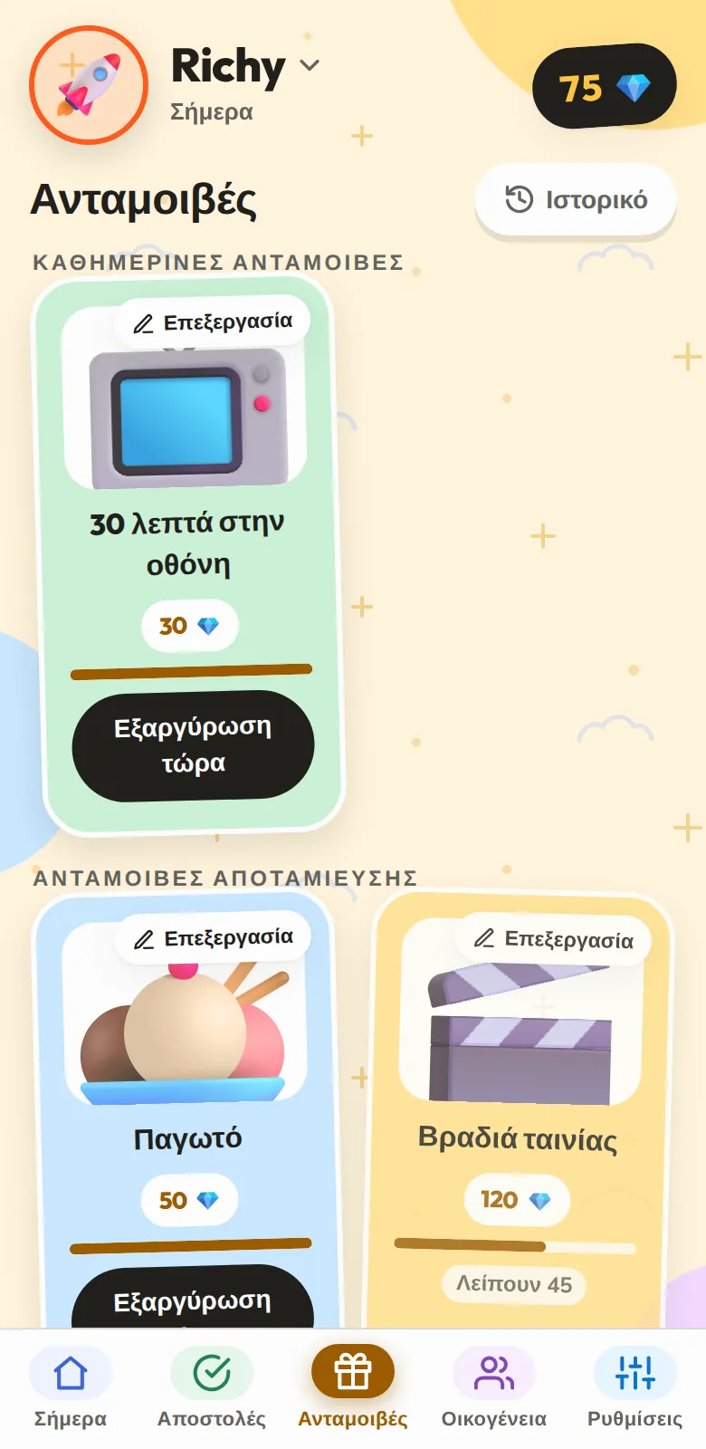 Οι ανταμοιβές που μαζεύουν