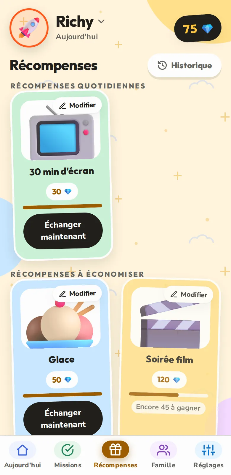 Les récompenses qu'ils visent