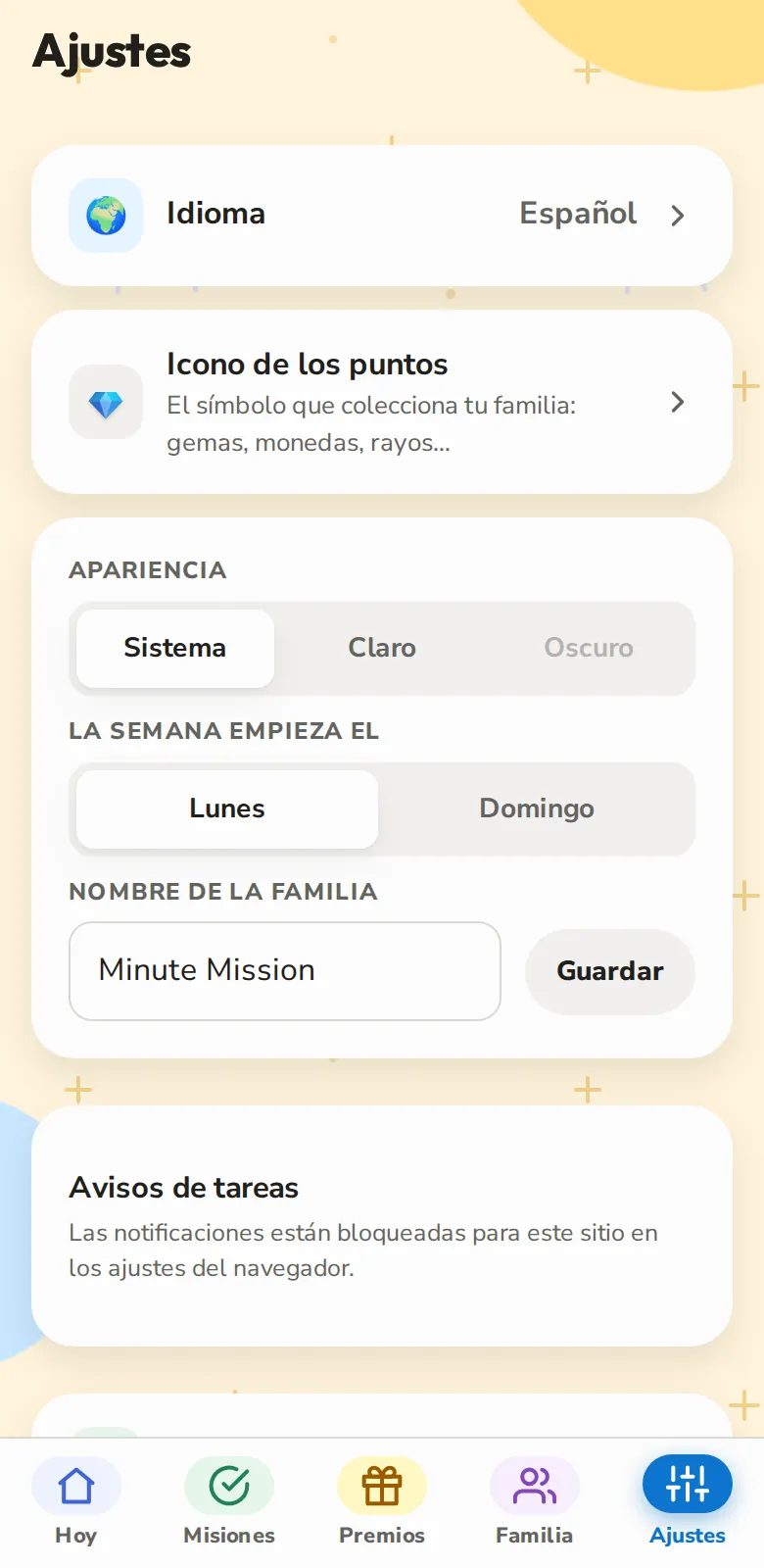 La configuras tú, en minutos