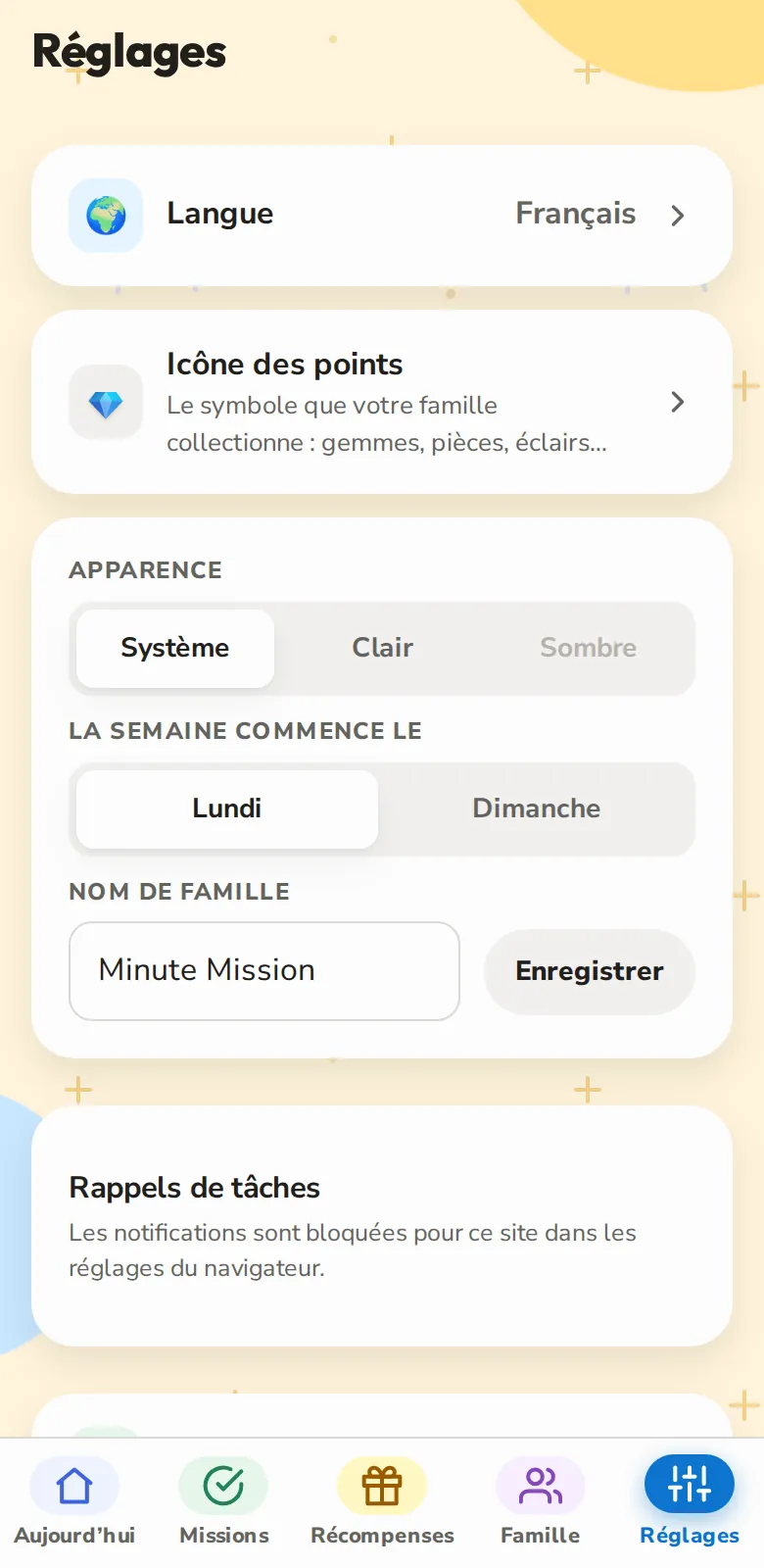 À vous de régler, en quelques minutes