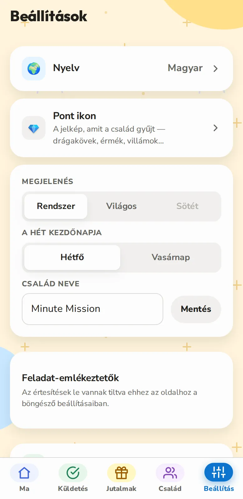 Te állítod be, percek alatt