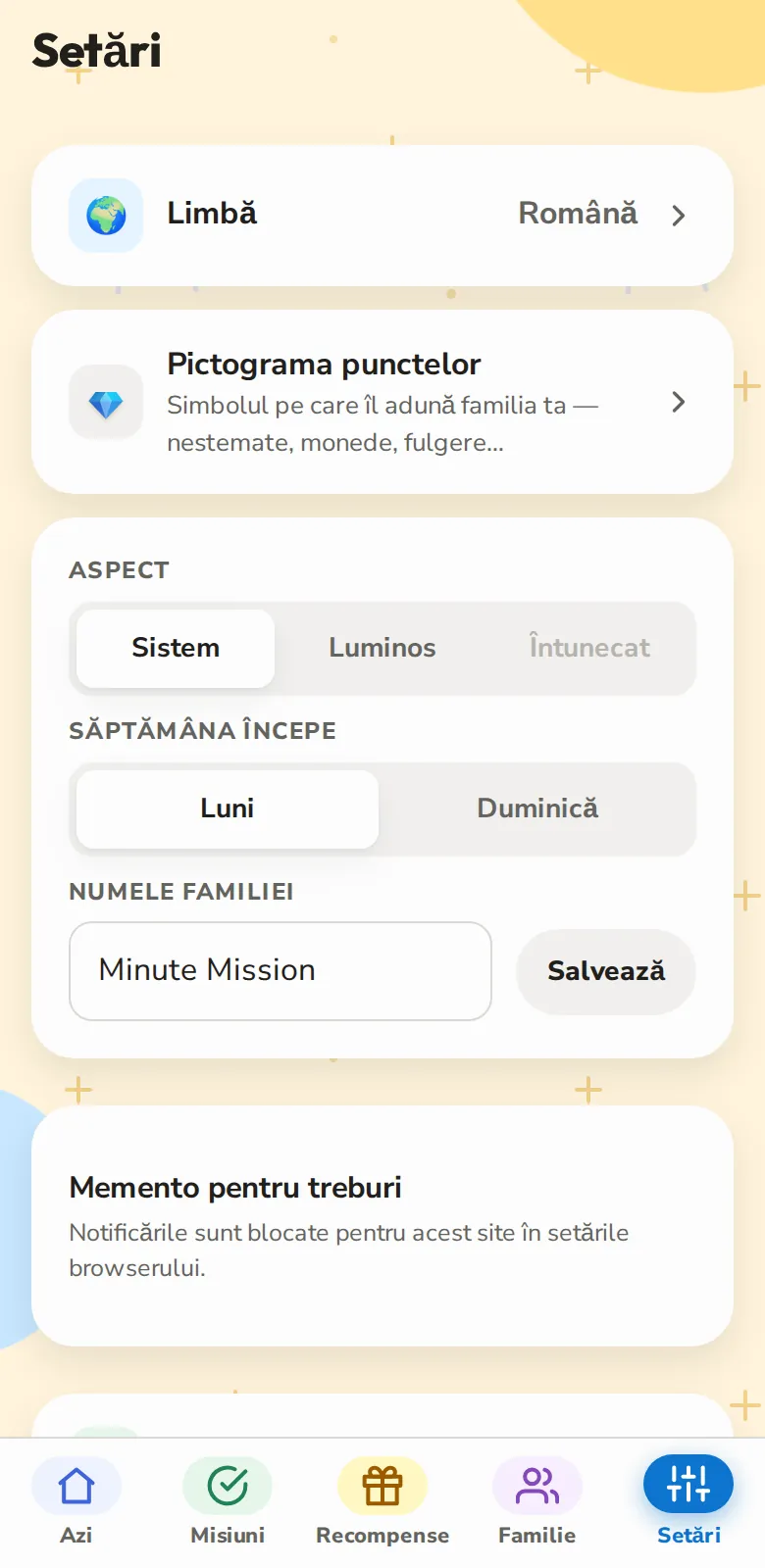 Tu o configurezi, în câteva minute