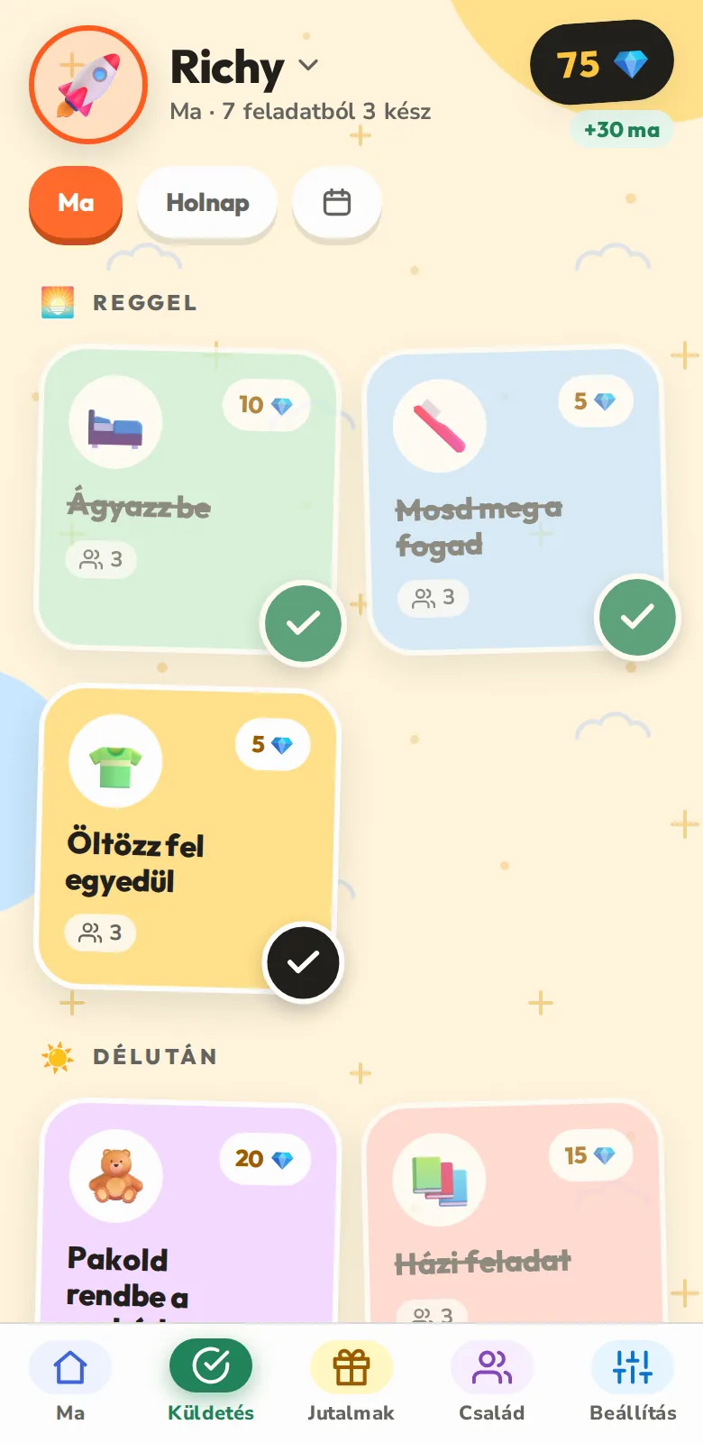 A mai nap, küldetésről küldetésre
