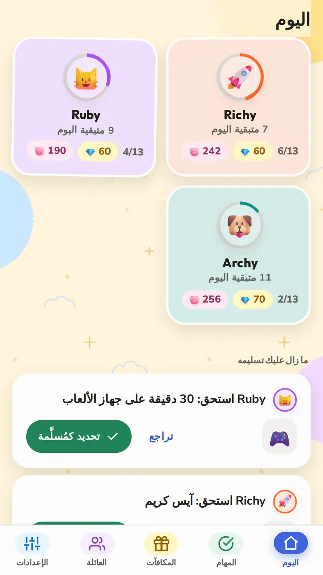 كل الأطفال في لمحة
