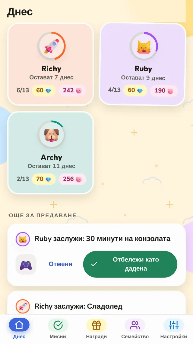 Всички деца с един поглед