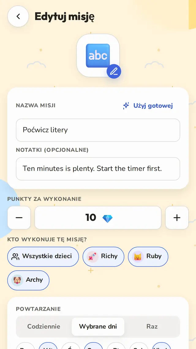 Codziennie, w wybrane dni albo tylko raz