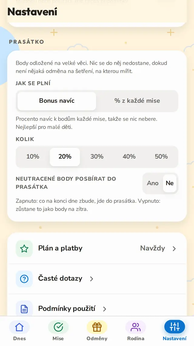 Prasátko, které se plní samo