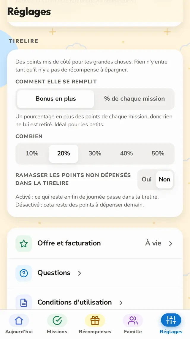 Une tirelire qui se remplit toute seule