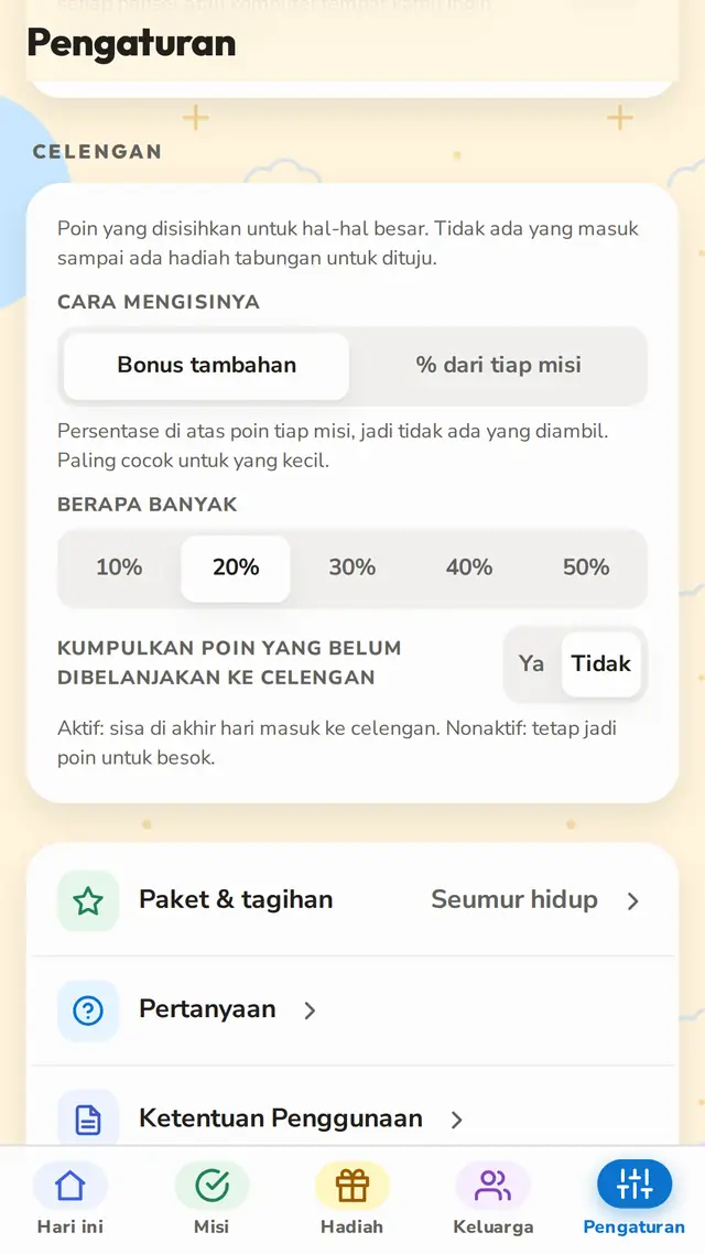 Celengan yang terisi sendiri