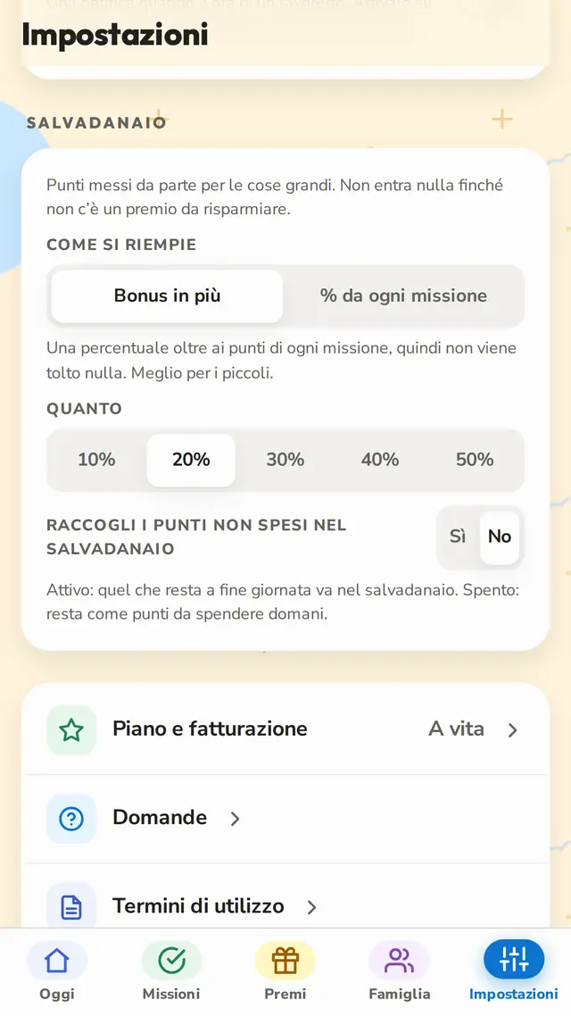 Un salvadanaio che si riempie da solo