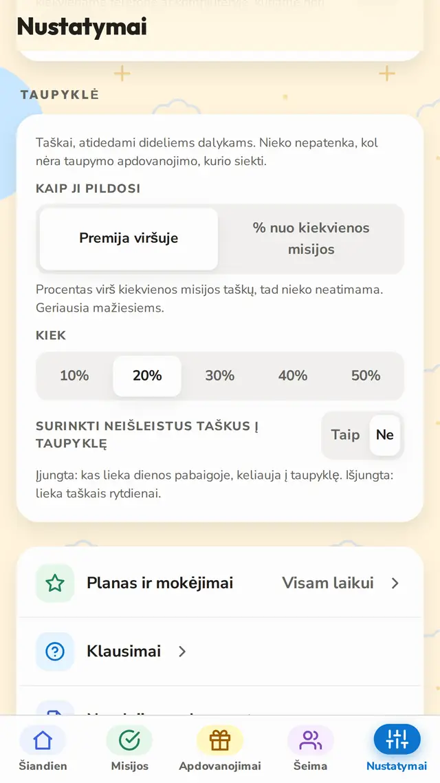 Taupyklė, kuri pildosi pati