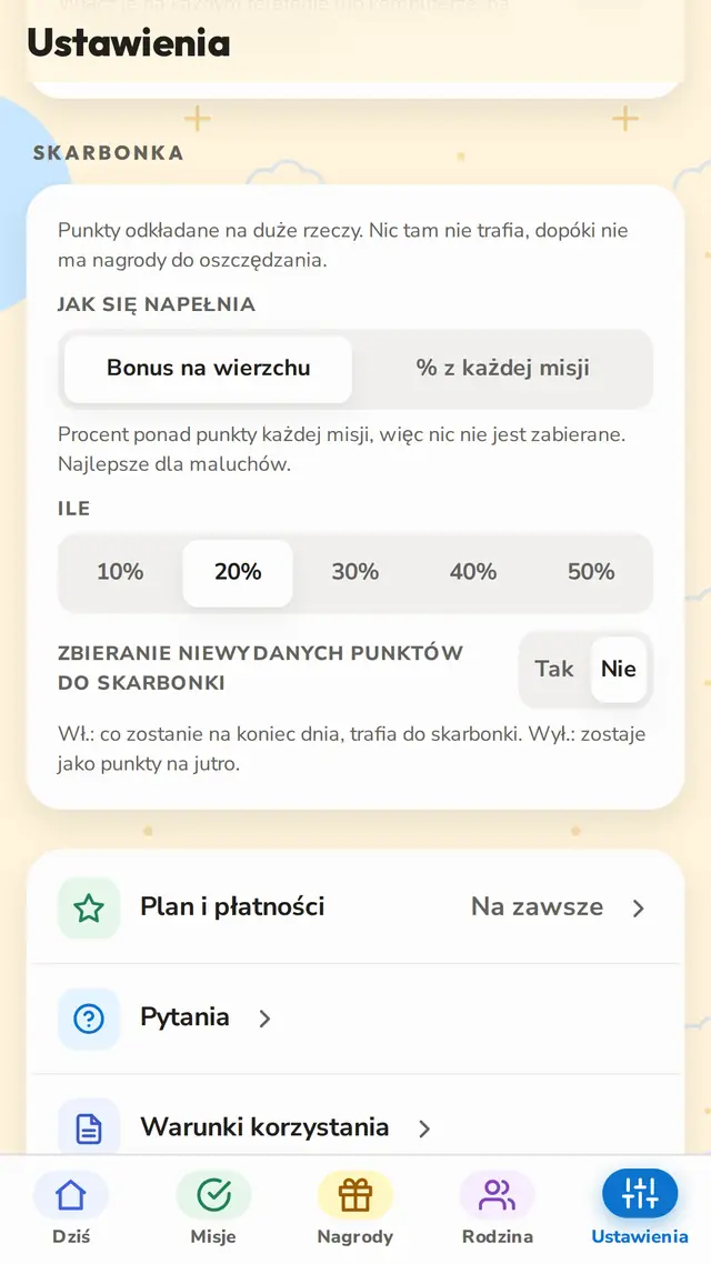 Skarbonka, która sama się napełnia