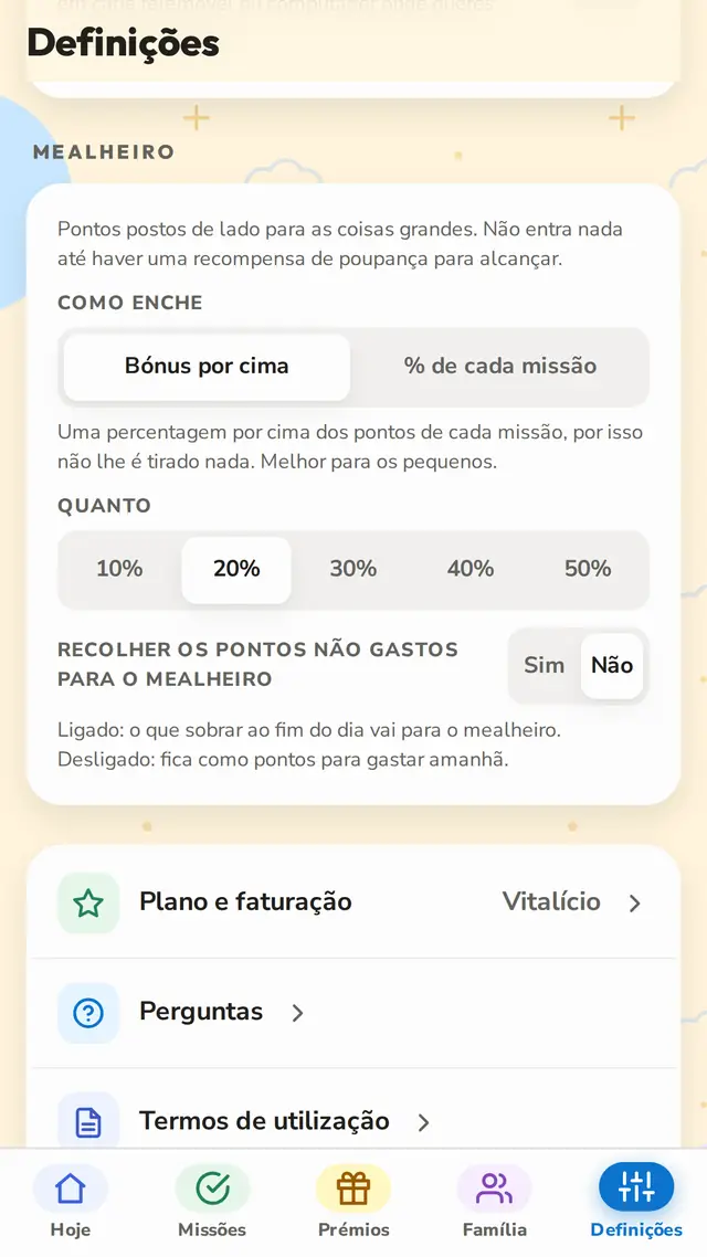 Um mealheiro que se enche sozinho