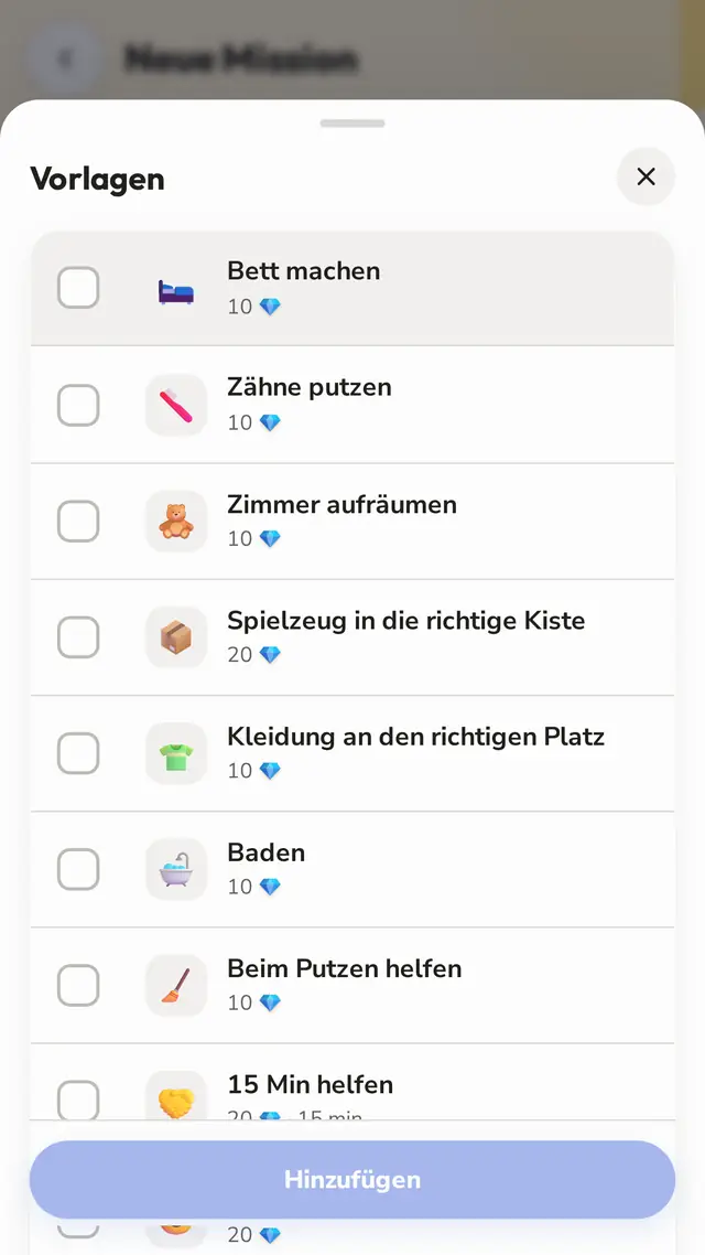 Eine ganze Tafel in fünf Minuten