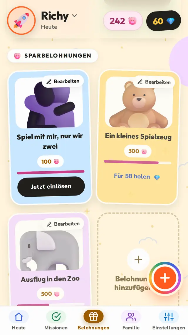 Aufgaben erfüllen jetzt Wünsche