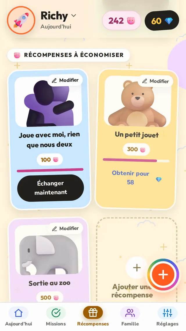 Les tâches exaucent les vœux