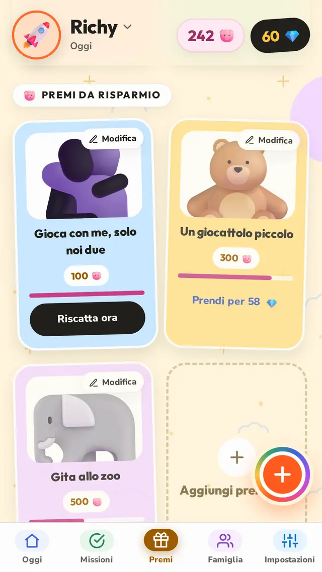 I lavoretti esaudiscono i desideri