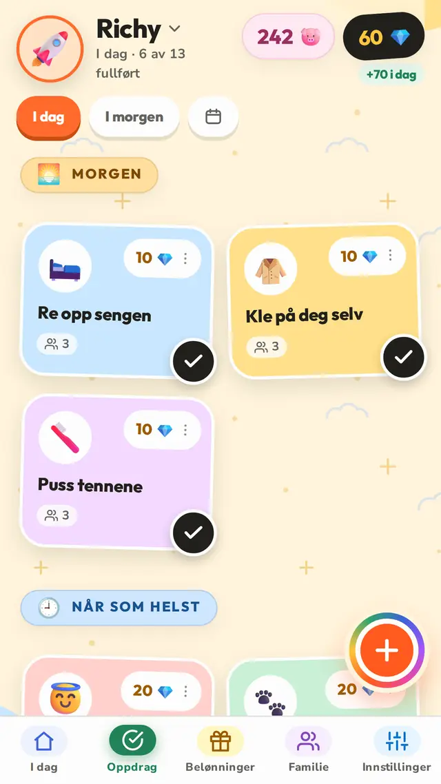 Morgener som går av seg selv