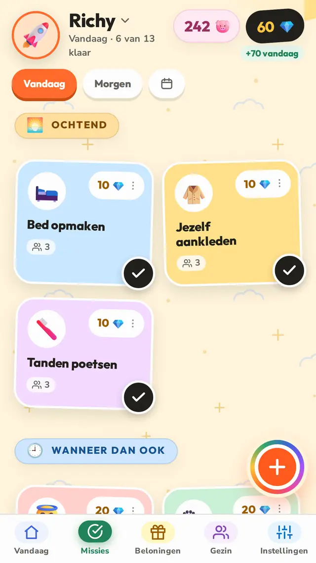 Ochtenden die vanzelf lopen
