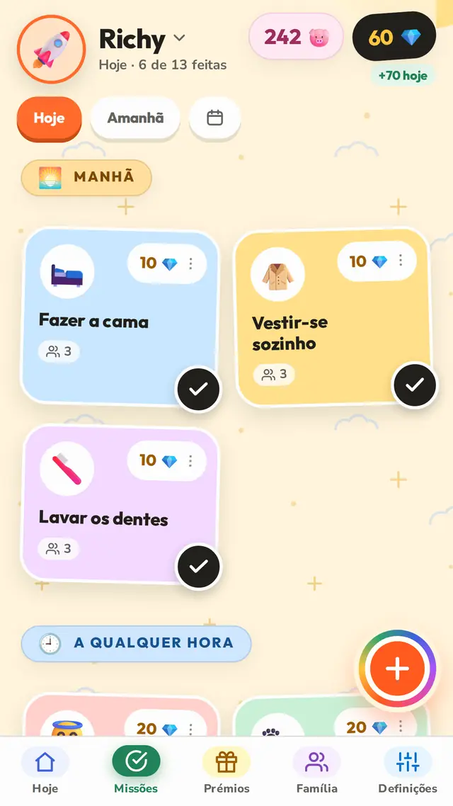 Manhãs que correm sozinhas