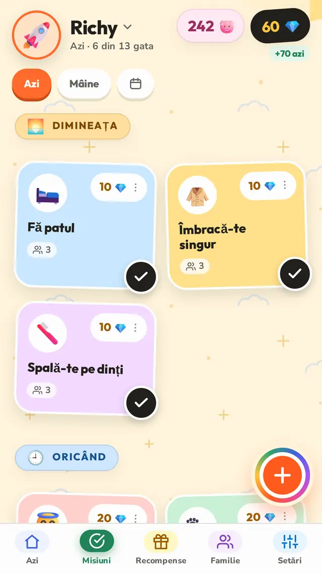 Dimineți care merg de la sine